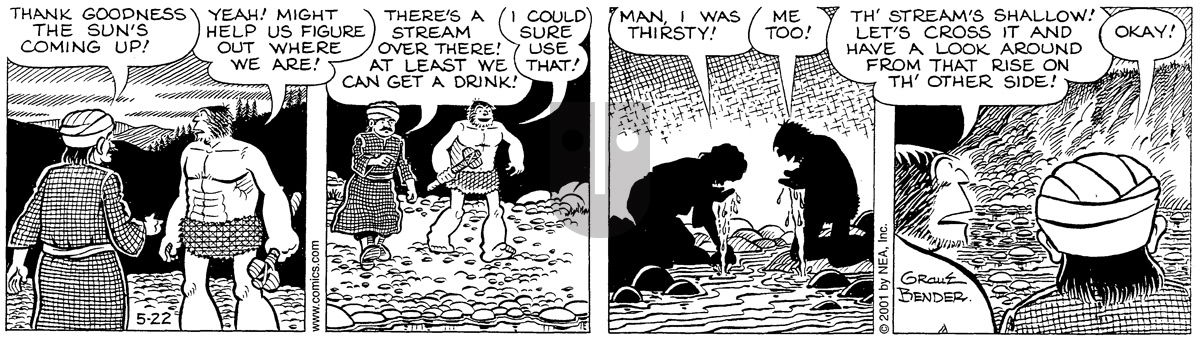 Alley Oop - Tuesday May 22, 2001 Comic Strip