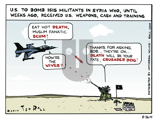 Ted Rall on Tuesday August 26, 2014 Comic Strip