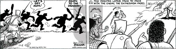 Alley Oop on Saturday November 2, 2002 Comic Strip