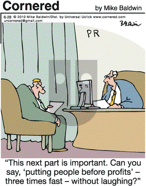 Cornered on Monday June 28, 2010 Comic Strip