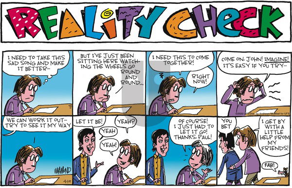Reality Check on Sunday April 19, 2020 Comic Strip