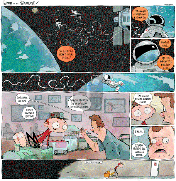Spirit of the Staircase - Wednesday January 13, 2021 Comic Strip