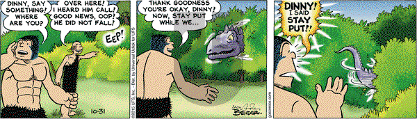 Alley Oop on Saturday October 31, 2015 Comic Strip