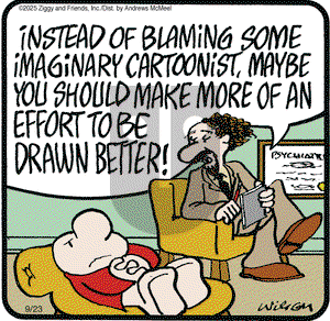 Ziggy on Tuesday September 23, 2025 Comic Strip