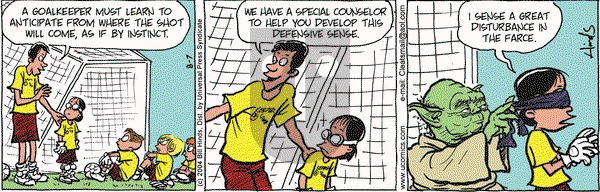 Cleats on Saturday August 7, 2004 Comic Strip