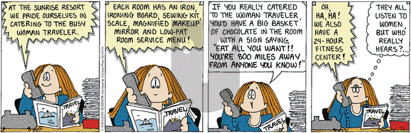 Cathy Classics on Saturday July 1, 2000 Comic Strip