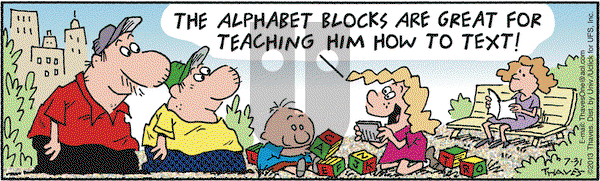 Frank and Ernest on Wednesday July 31, 2013 Comic Strip