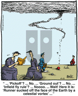 In the Bleachers on Thursday June 12, 2008 Comic Strip