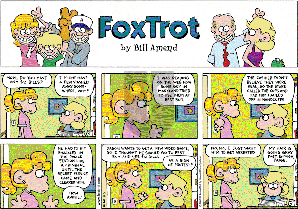 FoxTrot on Sunday May 8, 2005 Comic Strip