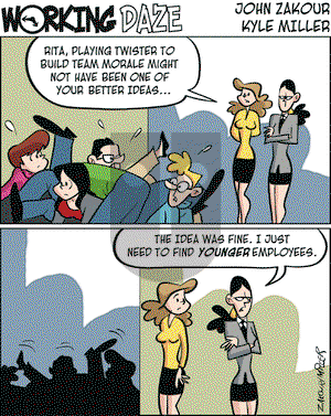 Working Daze on Thursday March 31, 2005 Comic Strip