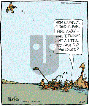 In the Bleachers on Friday August 10, 2007 Comic Strip