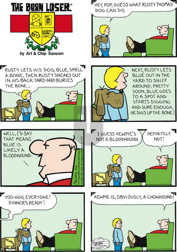 The Born Loser on Sunday March 2, 2025 Comic Strip