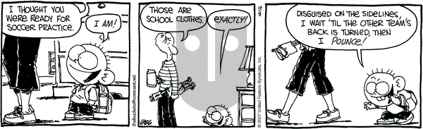 The Buckets on Monday October 8, 2007 Comic Strip