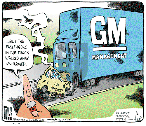 Tom Toles on Monday April 7, 2014 Comic Strip