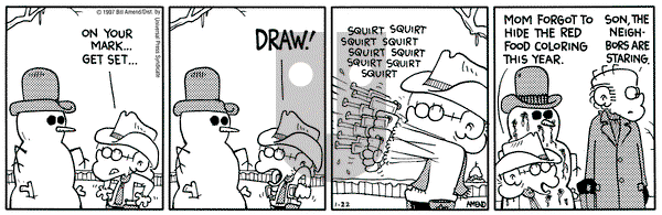 FoxTrot - Wednesday January 22, 1997 Comic Strip