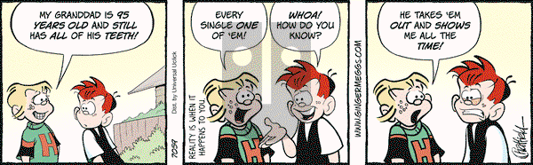 Ginger Meggs - Saturday October 15, 2016 Comic Strip