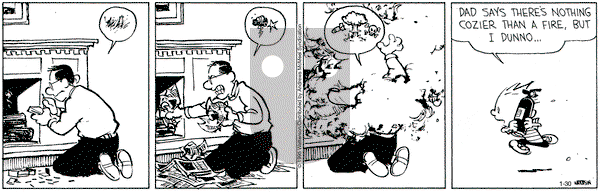 Calvin and Hobbes on Thursday January 30, 2025 Comic Strip