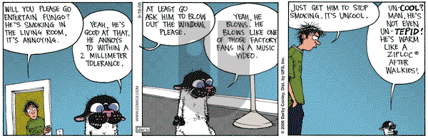 Get Fuzzy on Thursday September 18, 2008 Comic Strip