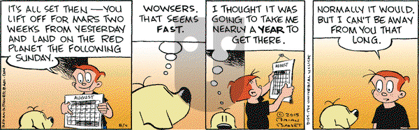 Red and Rover on Tuesday August 4, 2015 Comic Strip