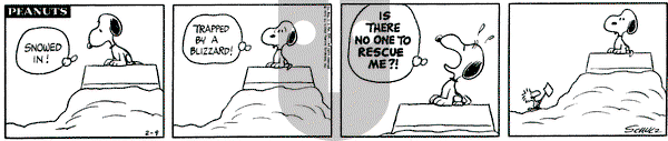 Peanuts on Monday February 9, 1970 Comic Strip