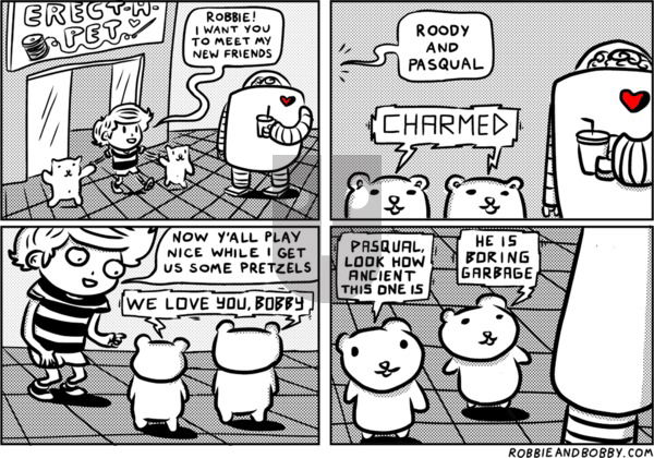 Robbie and Bobby on Friday July 18, 2025 Comic Strip