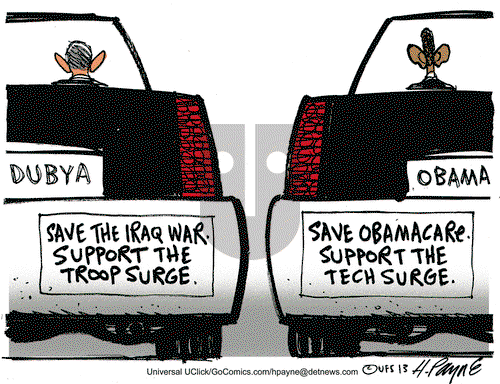 Henry Payne on Thursday October 24, 2013 Comic Strip
