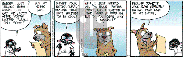 Get Fuzzy on Thursday May 3, 2012 Comic Strip