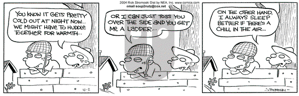 Soup to Nutz - Old on Wednesday October 5, 2005 Comic Strip
