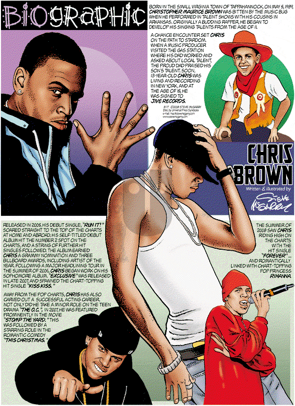 Biographic on Sunday August 17, 2008 Comic Strip