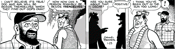 Alley Oop on Tuesday January 23, 2001 Comic Strip