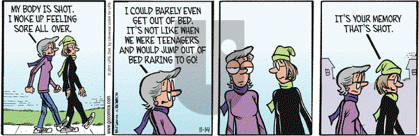 Grand Avenue on Monday November 14, 2011 Comic Strip