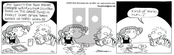 Soup to Nutz - Old on Friday May 23, 2003 Comic Strip