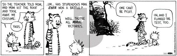 Calvin and Hobbes - Saturday March 9, 2013 Comic Strip