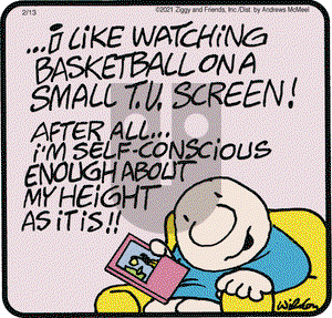Ziggy on Saturday February 13, 2021 Comic Strip
