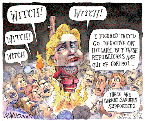 Matt Wuerker on Tuesday February 9, 2016 Comic Strip