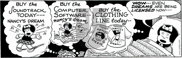 Nancy on Wednesday May 26, 1999 Comic Strip
