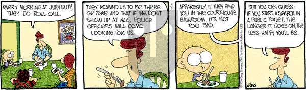 The Buckets on Thursday April 3, 2014 Comic Strip