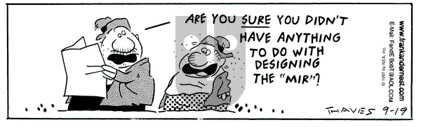 Frank and Ernest on Saturday November 22, 1997 Comic Strip