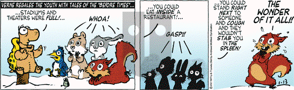 Over the Hedge on Wednesday January 13, 2021 Comic Strip