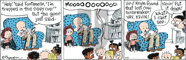 Cul de Sac on Friday April 20, 2018 Comic Strip