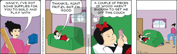 Nancy on Thursday May 7, 2020 Comic Strip