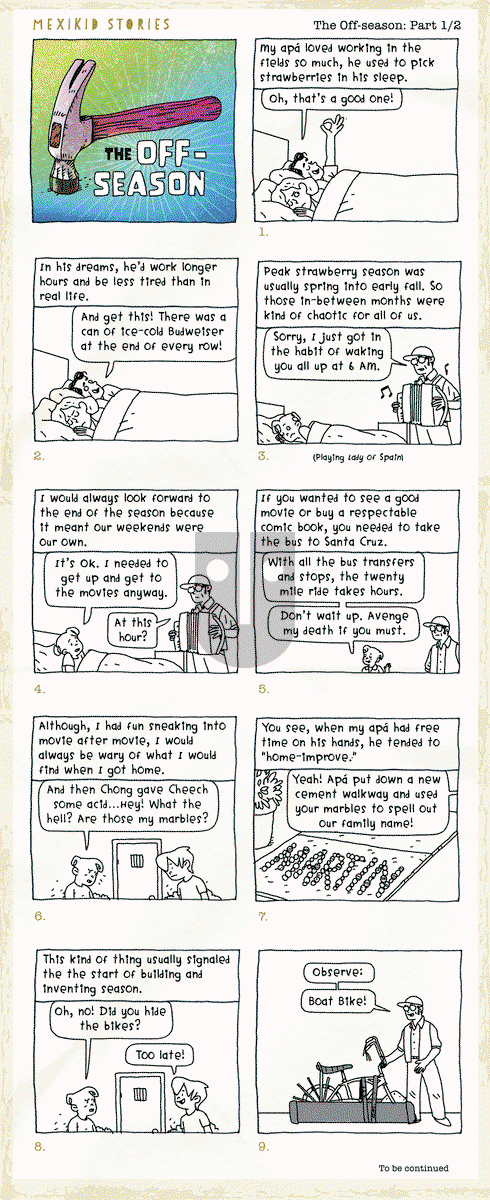 Mexikid Stories on Thursday January 26, 2023 Comic Strip