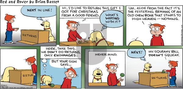 Red and Rover on Sunday December 28, 2014 Comic Strip