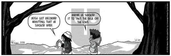 The Boondocks on Monday October 1, 2012 Comic Strip