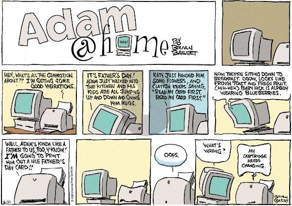 Adam@Home on Sunday June 21, 1998 Comic Strip