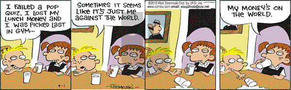 Soup to Nutz - Old on Wednesday September 1, 2010 Comic Strip