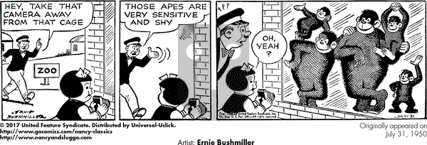 Nancy Classics on Monday July 31, 2017 Comic Strip