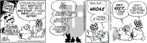 Over the Hedge on Thursday June 24, 1999 Comic Strip