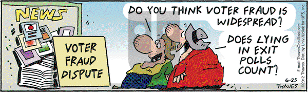 Frank and Ernest on Monday June 25, 2012 Comic Strip
