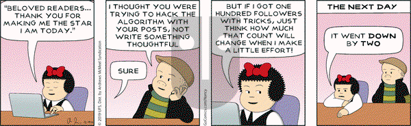 Nancy on Saturday December 14, 2019 Comic Strip